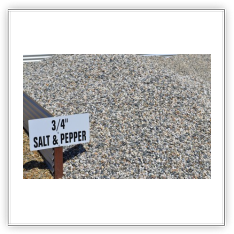 salt & pepper 3/4 inch